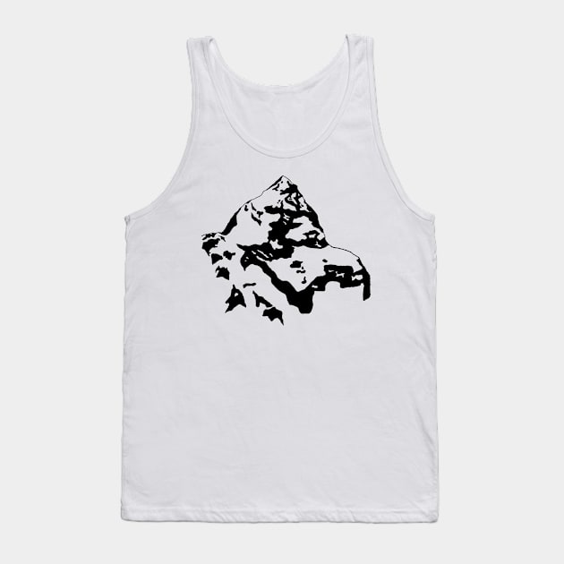 Mount Everest Nepal Tank Top by theaspenridge